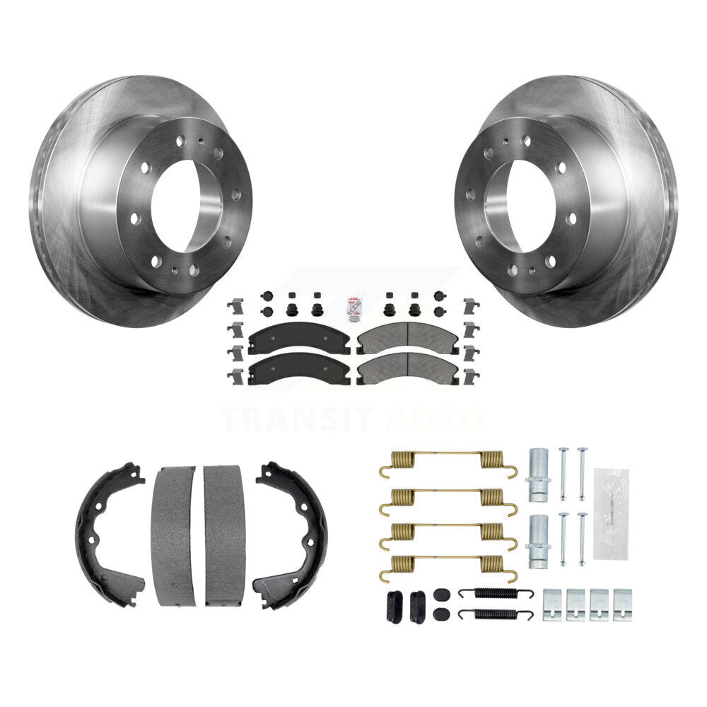Transit Auto K8A-108959 Disc Brake Kit for 2013-2019 Chevrolet Silverado 2500 HD, GMC Sierra 2500 HD - Rear product image