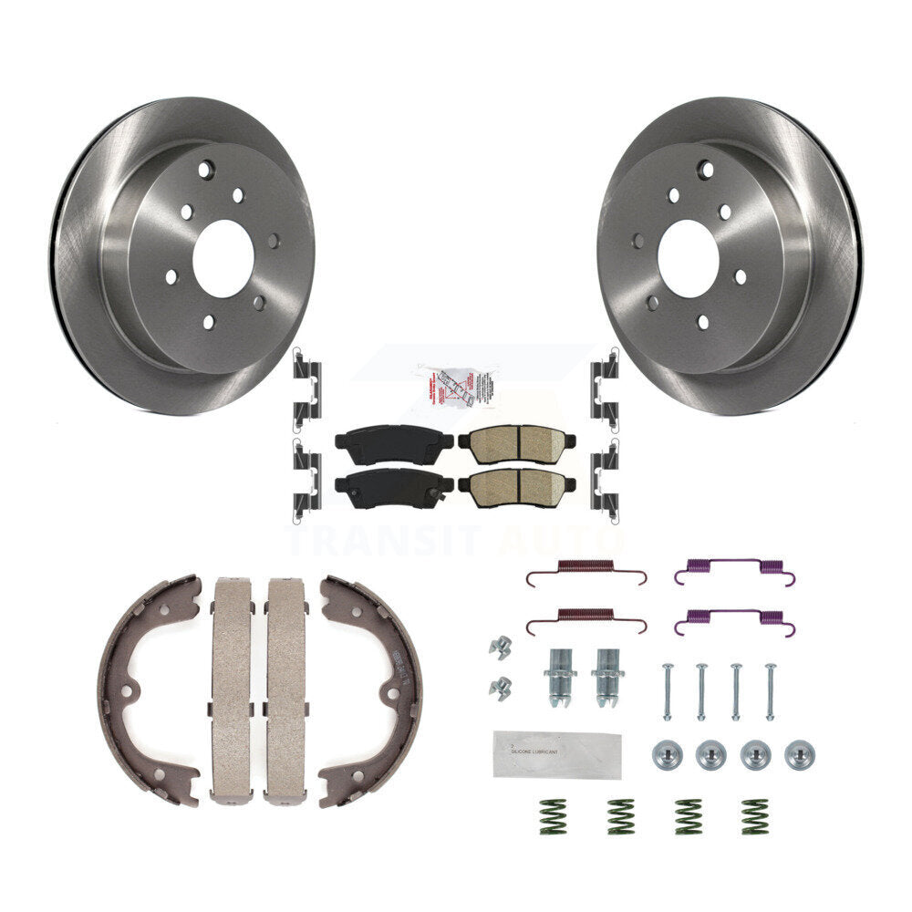 Transit Auto K8A-108962 Disc Brake Kit for 2005-2023 Nissan Xterra, Nissan Frontier - Rear product image