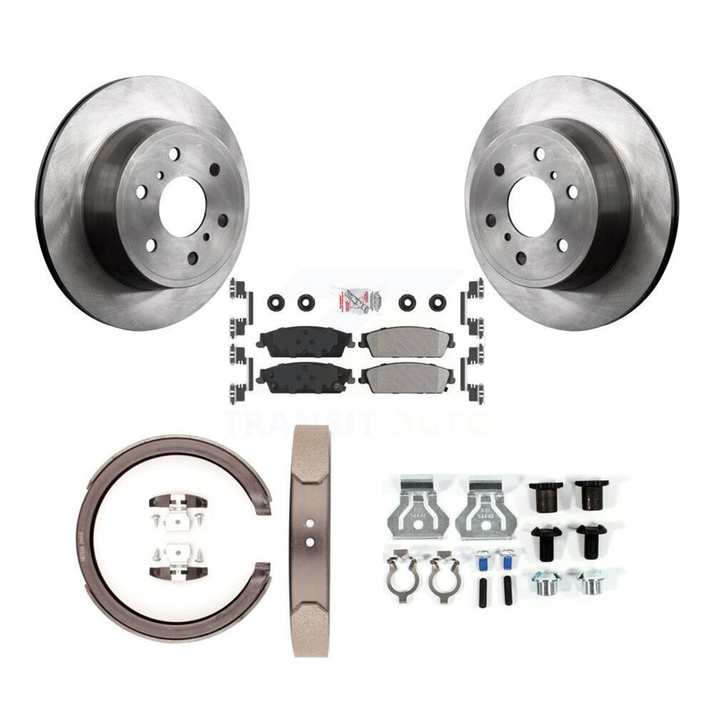Transit Auto K8A-108977 Disc Brake Kit for 2007-2014 Chevrolet Silverado 1500, GMC Sierra 1500, Cadillac Escalade & more - Rear product image