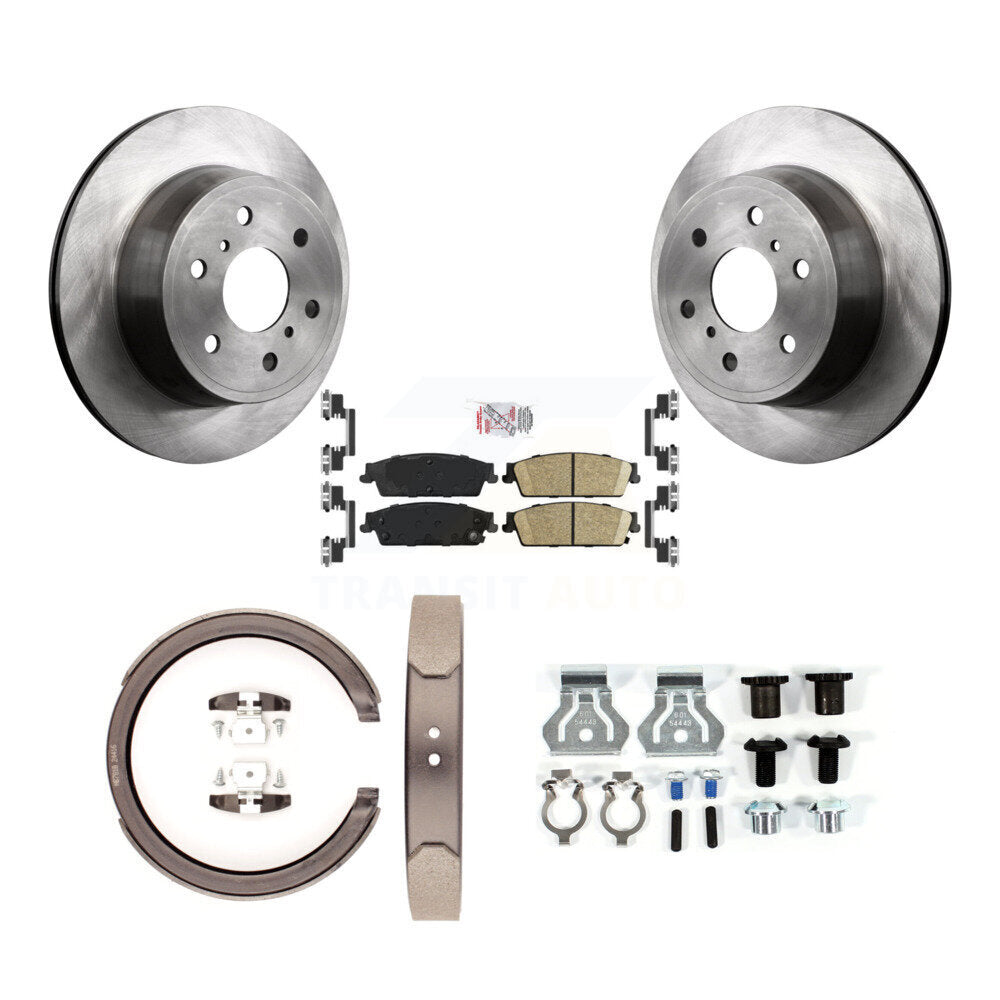 Transit Auto K8A-108978 Disc Brake Kit for 2007-2014 Chevrolet Silverado 1500, GMC Sierra 1500, Cadillac Escalade & more - Rear product image