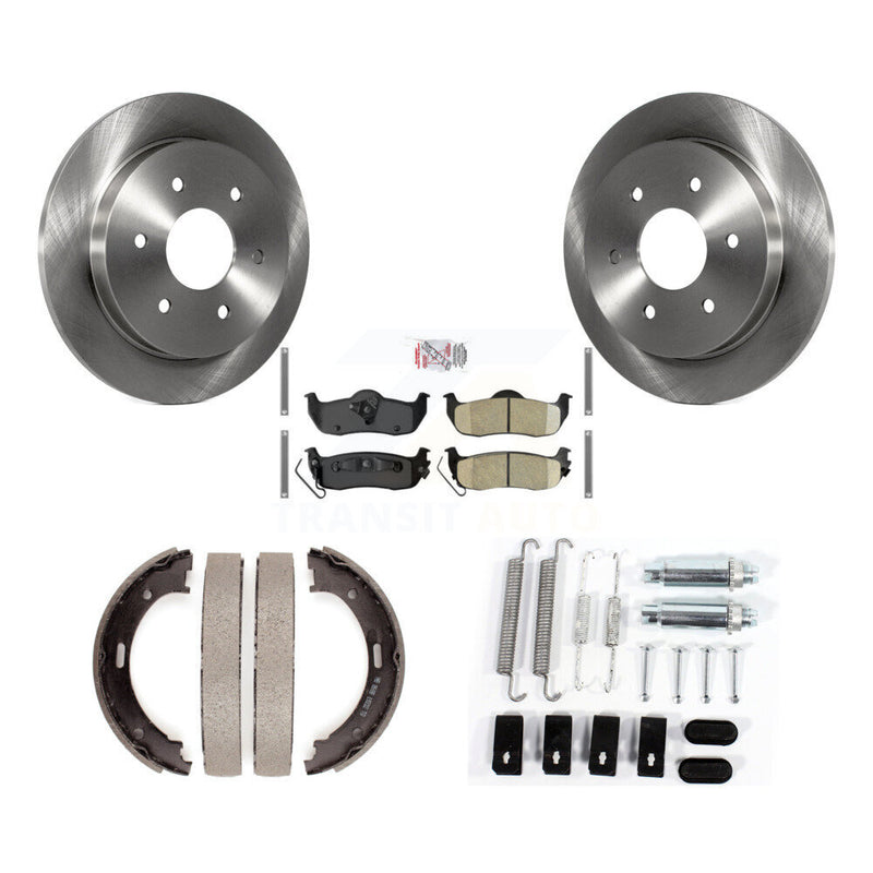 Transit Auto K8A-109009 Disc Brake Kit for 2004-2014 Nissan Armada, INFINITI QX56, Nissan TITAN - Rear product image