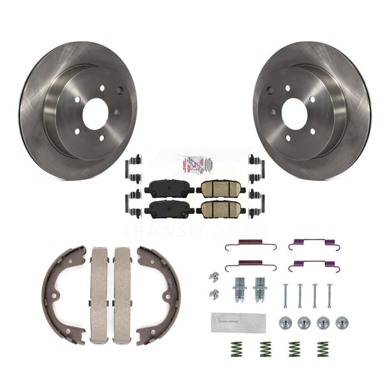 Transit Auto K8A-109019 Disc Brake Kit for 2009-2016 Nissan Quest, INFINITI JX35, Nissan Pathfinder & more - Rear product image