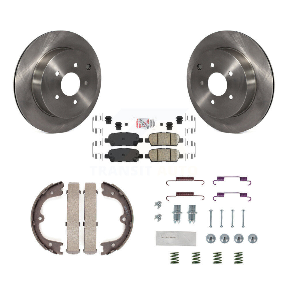 Transit Auto K8A-109020 Disc Brake Kit for 2009-2016 Nissan Quest, INFINITI JX35, Nissan Pathfinder & more - Rear product image