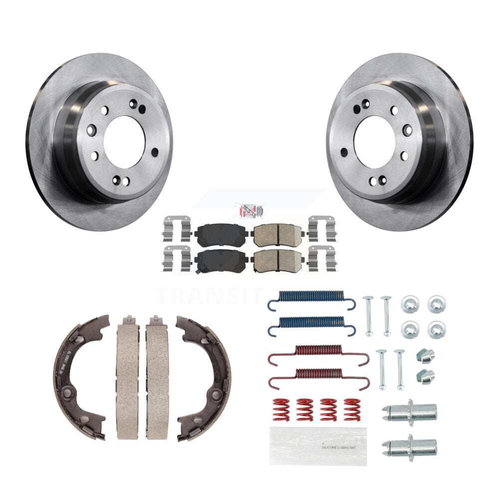 Transit Auto K8A-109025 Disc Brake Kit for 2010-2015 Hyundai Tucson - Rear product image