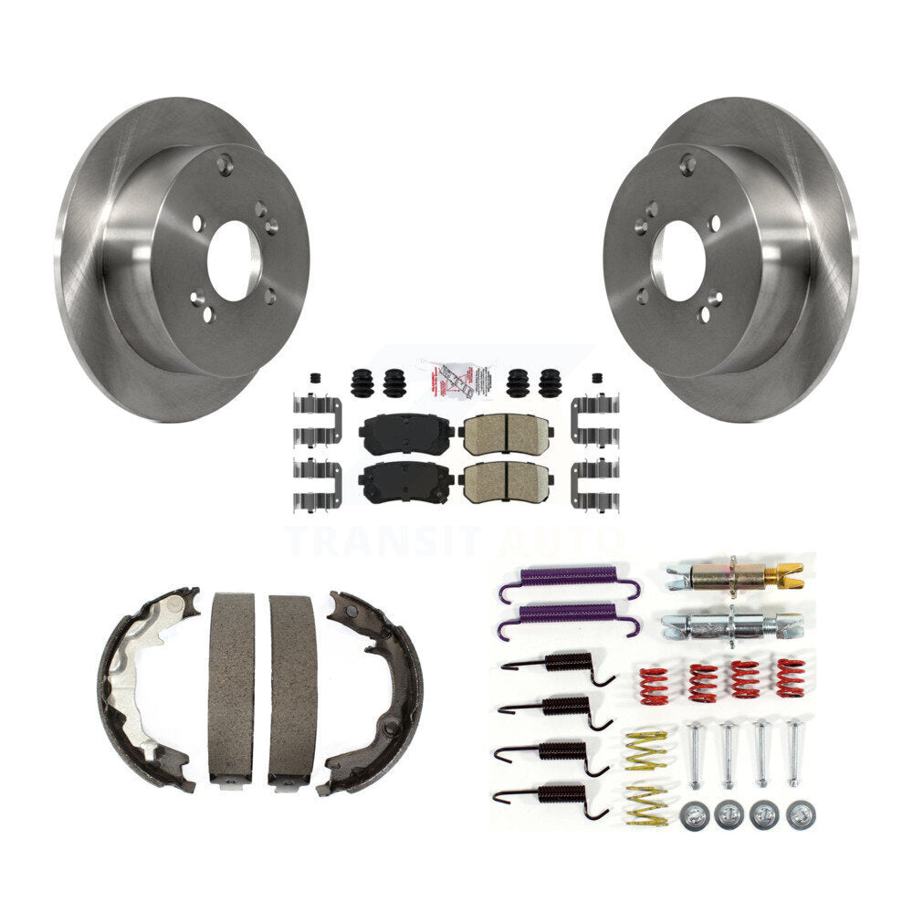 Transit Auto K8A-109034 Disc Brake Kit for 2006-2007 Hyundai Accent, Kia Rio, Kia Rio5 - Rear product image