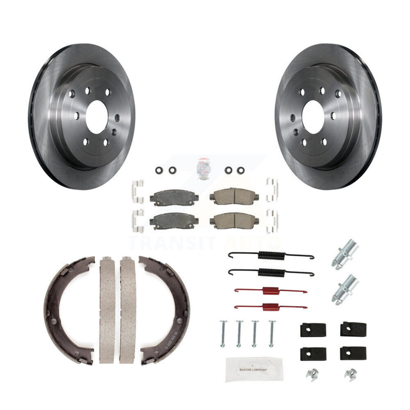 Transit Auto K8A-109051 Disc Brake Kit for 2007-2017 GMC Acadia Limited, Chevrolet Traverse, Buick Enclave & more - Rear product image