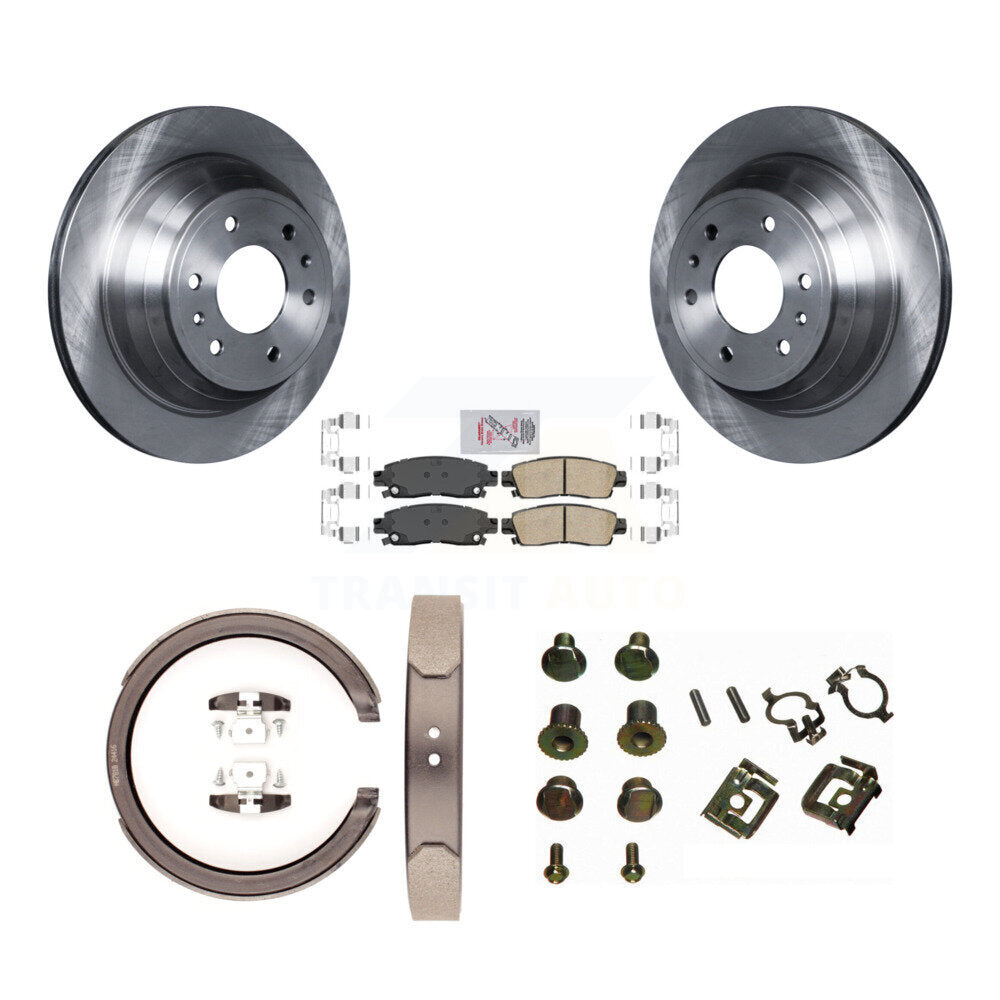 Transit Auto K8A-109052 Disc Brake Kit for 2002-2009 Saab 9-7x, Buick Rainier, GMC Envoy XUV & more - Rear product image