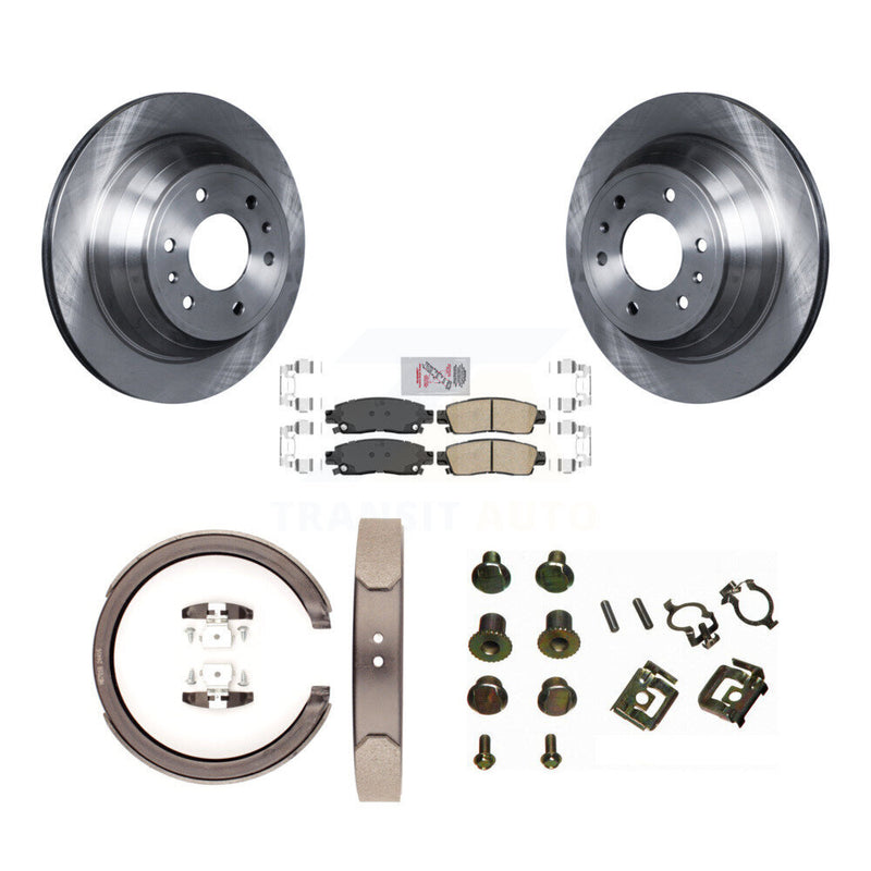Transit Auto K8A-109052 Disc Brake Kit for 2002-2009 Saab 9-7x, Buick Rainier, GMC Envoy XUV & more - Rear product image