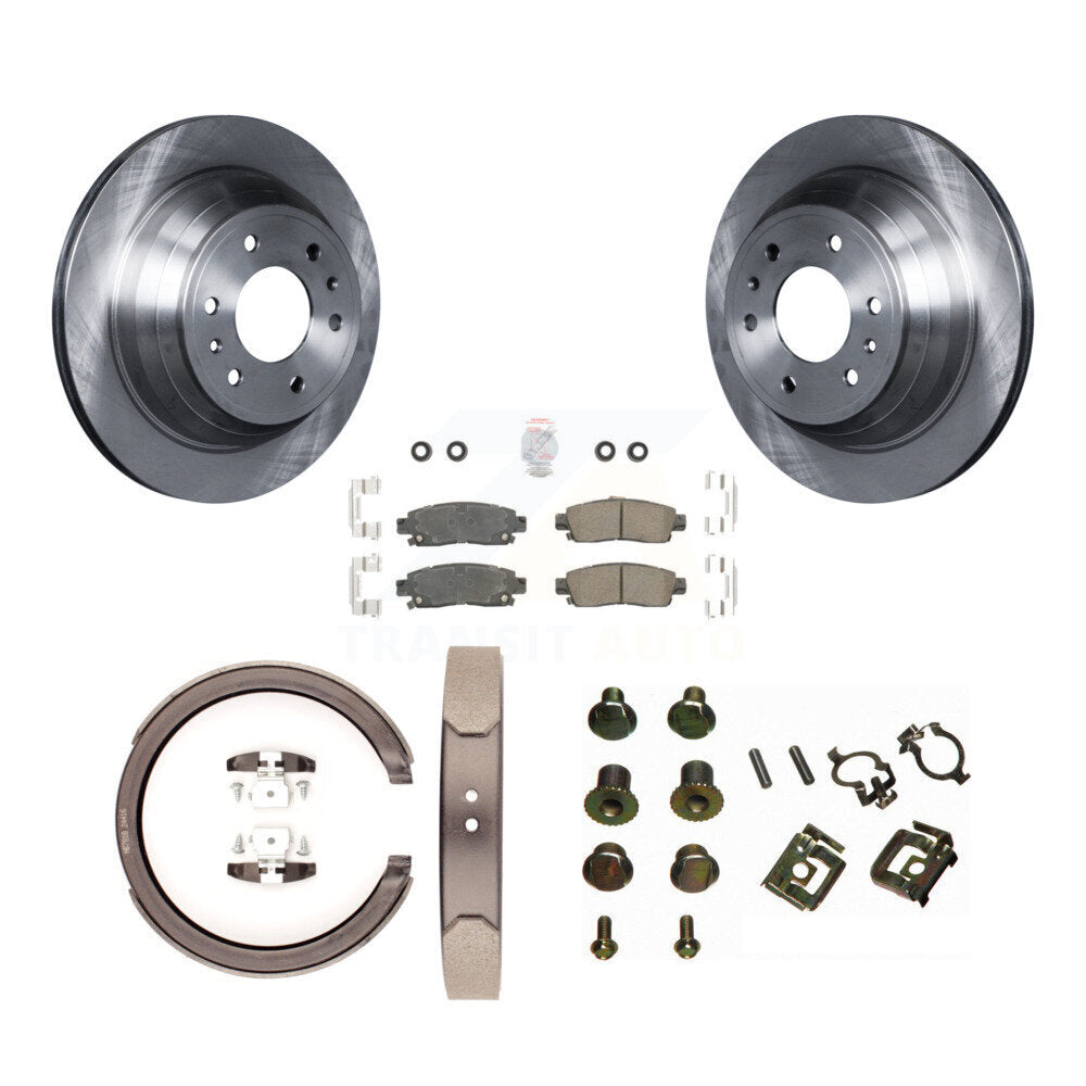 Transit Auto K8A-109053 Disc Brake Kit for 2002-2009 Saab 9-7x, Buick Rainier, GMC Envoy XUV & more - Rear product image