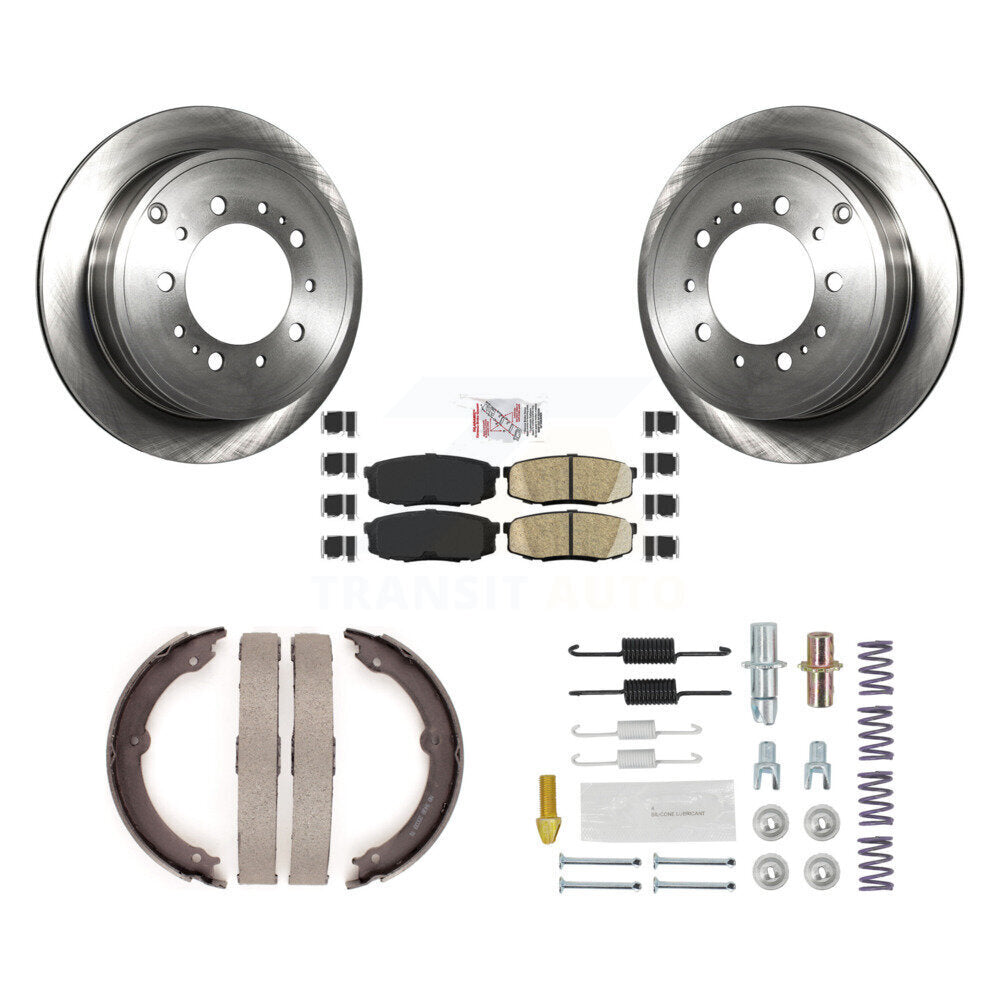 Transit Auto K8A-109060 Disc Brake Kit for 2007-2021 Lexus LX570, Toyota Land Cruiser, Toyota Sequoia & more - Rear product image