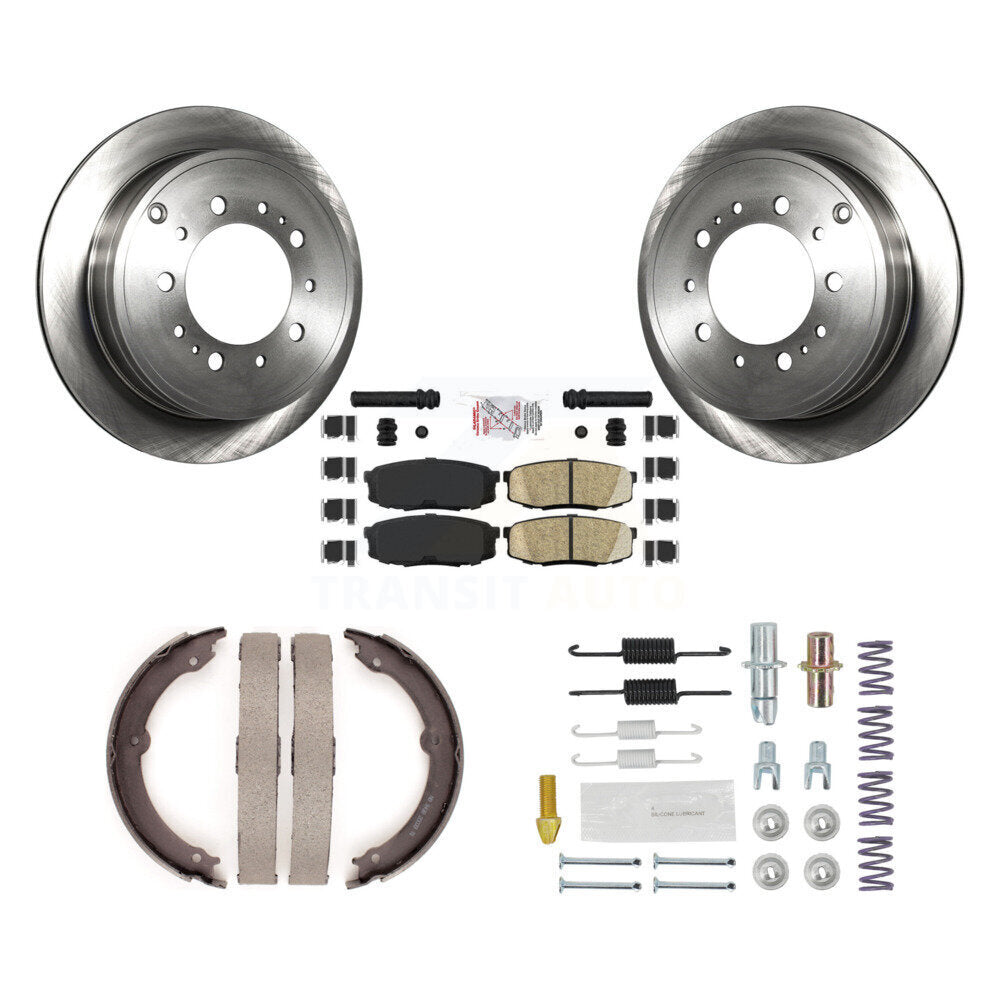 Transit Auto K8A-109061 Disc Brake Kit for 2007-2021 Lexus LX570, Toyota Land Cruiser, Toyota Sequoia & more - Rear product image