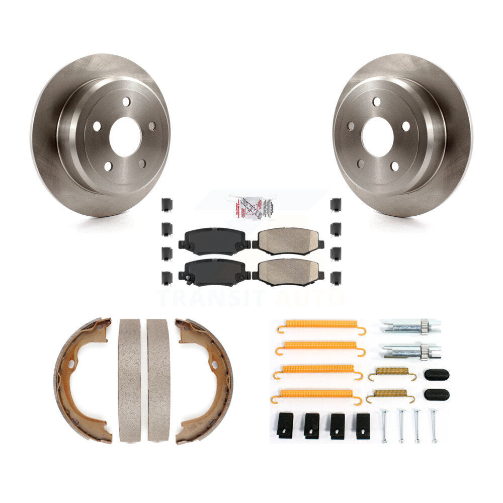 Transit Auto K8A-109064 Disc Brake Kit for 2007-2018 Jeep Wrangler JK, Jeep Wrangler - Rear product image