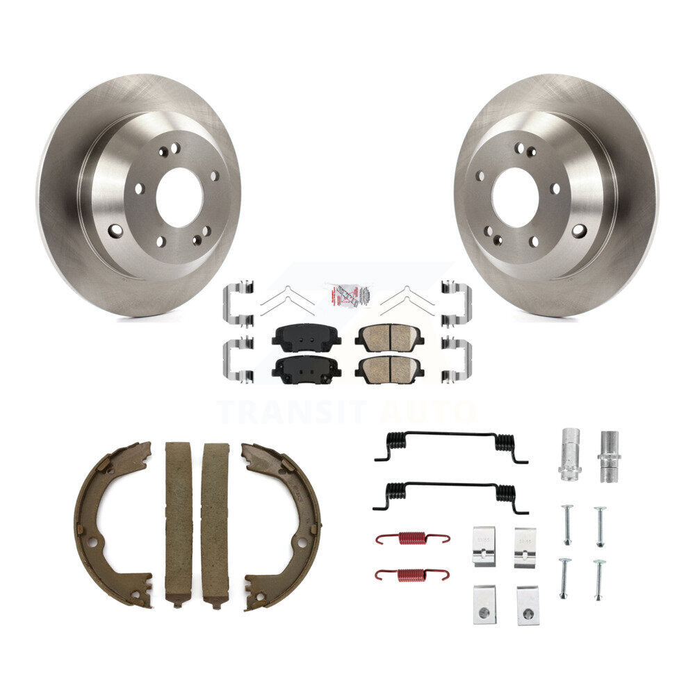 Transit Auto K8A-109124 Disc Brake Kit for 2014-2019 Hyundai Santa Fe XL, Hyundai Santa Fe, Hyundai Santa Fe Sport & more - Rear product image