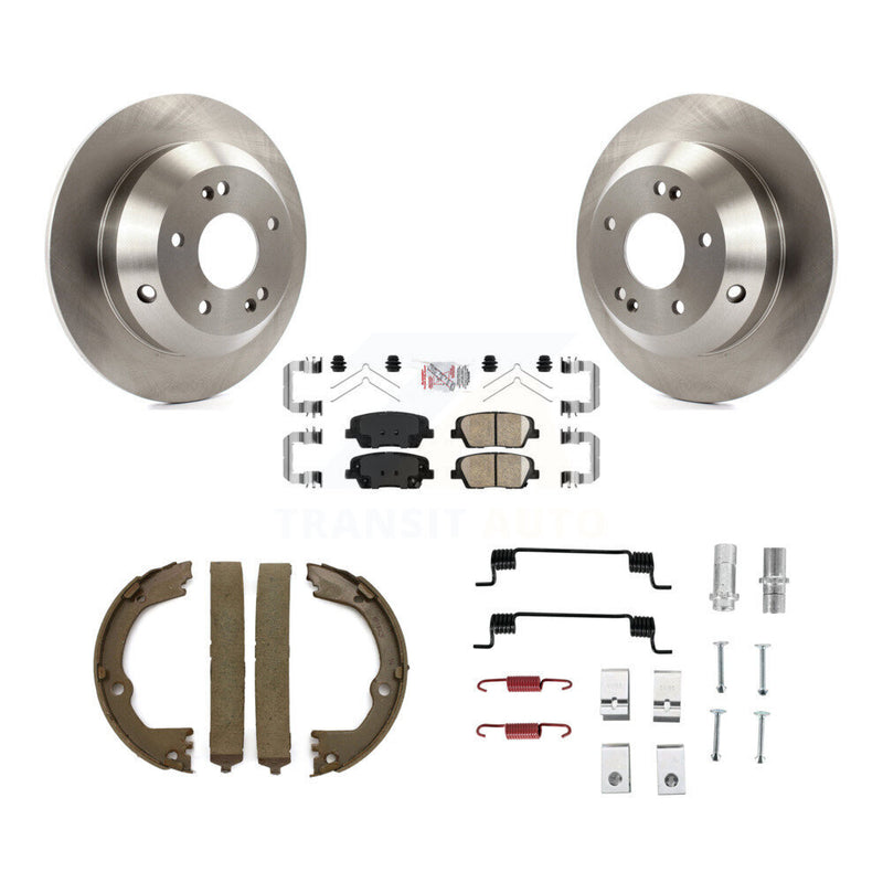 Transit Auto K8A-109125 Disc Brake Kit for 2014-2019 Hyundai Santa Fe XL, Hyundai Santa Fe, Hyundai Santa Fe Sport & more - Rear product image