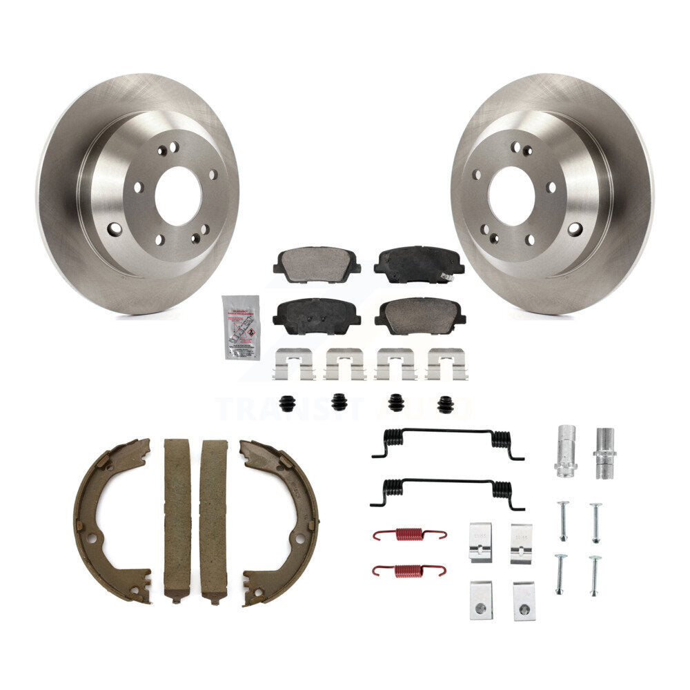 Transit Auto K8A-109126 Disc Brake Kit for 2013-2016 Hyundai Santa Fe XL, Kia Sorento, Hyundai Santa Fe & more - Rear product image