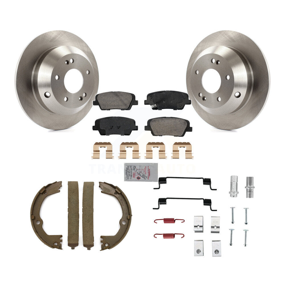 Transit Auto K8A-109127 Disc Brake Kit for 2013-2016 Hyundai Santa Fe XL, Kia Sorento, Hyundai Santa Fe & more - Rear product image