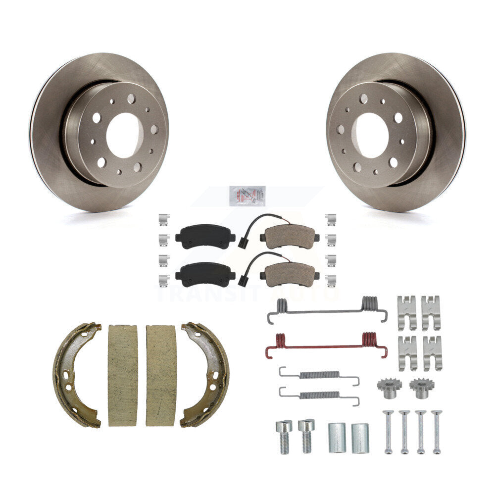 Transit Auto K8A-109129 Disc Brake Kit for 2014-2021 Ram ProMaster 1500, Ram ProMaster 2500, Ram ProMaster 3500 - Rear product image