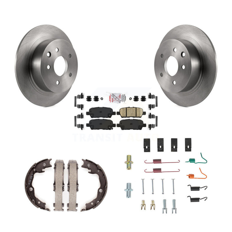 Transit Auto K8A-109139 Disc Brake Kit for 2007-2019 Nissan Juke, Nissan Sentra - Rear product image