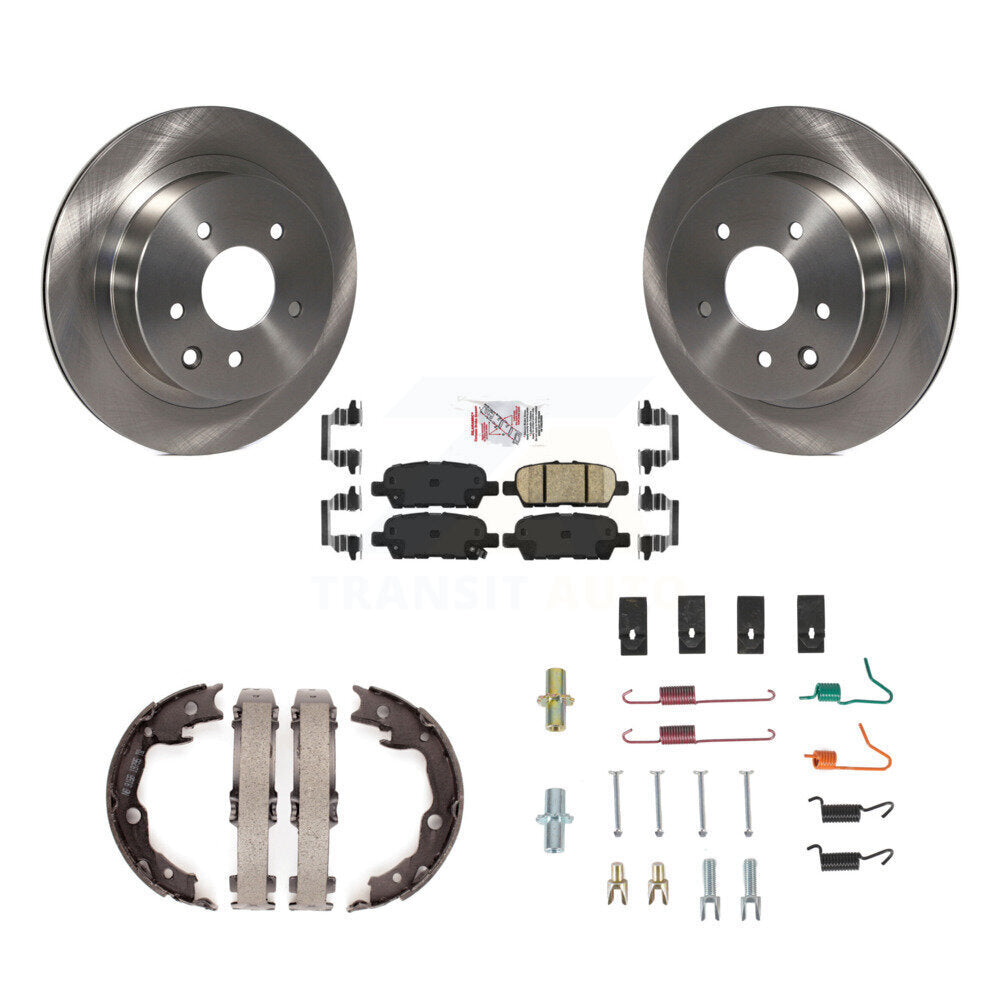 Transit Auto K8A-109140 Disc Brake Kit for 2008-2022 Nissan LEAF, Nissan Juke, Nissan Rogue Select & more - Rear product image