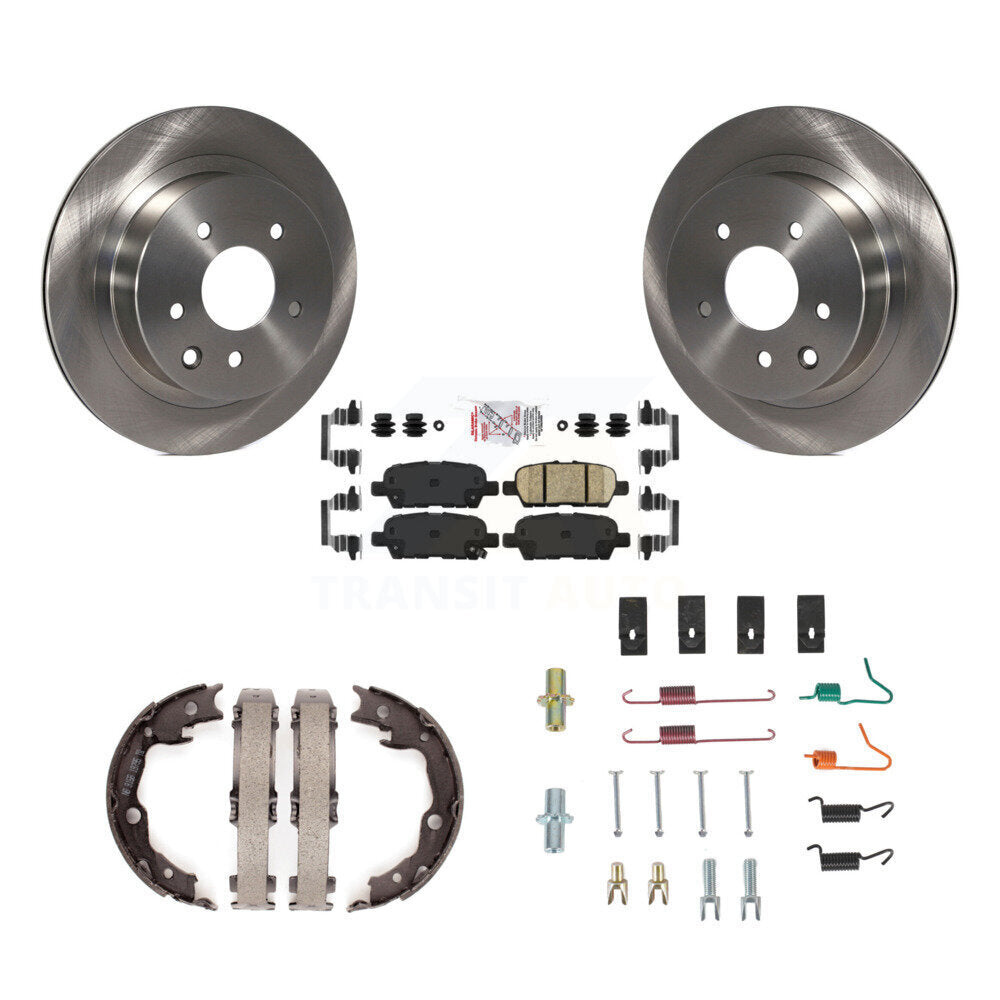 Transit Auto K8A-109141 Disc Brake Kit for 2008-2022 Nissan LEAF, Nissan Juke, Nissan Rogue Select & more - Rear product image