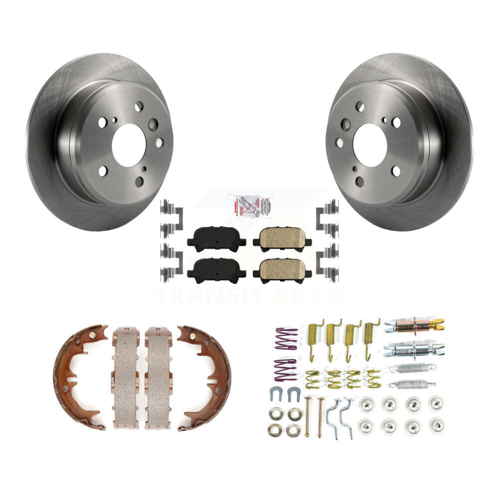 Transit Auto K8A-109154 Disc Brake Kit for 1999-2003 Toyota Solara, Toyota Camry - Rear product image