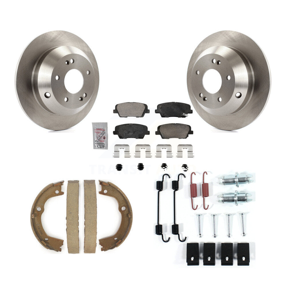 Transit Auto K8A-109160 Disc Brake Kit for 2010-2013 Kia Sorento, Hyundai Santa Fe - Rear product image