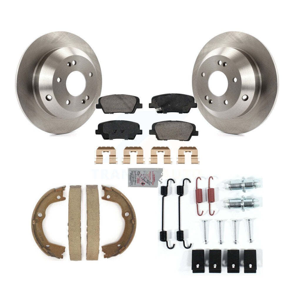 Transit Auto K8A-109161 Disc Brake Kit for 2010-2013 Kia Sorento, Hyundai Santa Fe - Rear product image