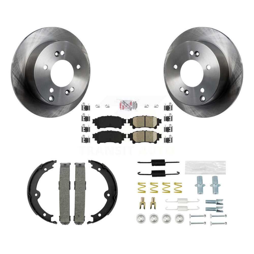 Transit Auto K8A-109177 Disc Brake Kit for 2014-2015 Lexus IS250 - Rear product image