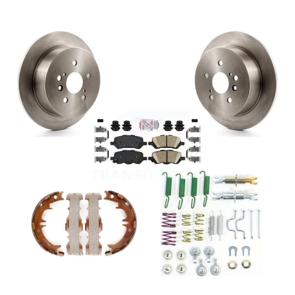 Transit Auto K8A-109201 Disc Brake Kit for 2009-2016 Toyota Venza - Rear product image