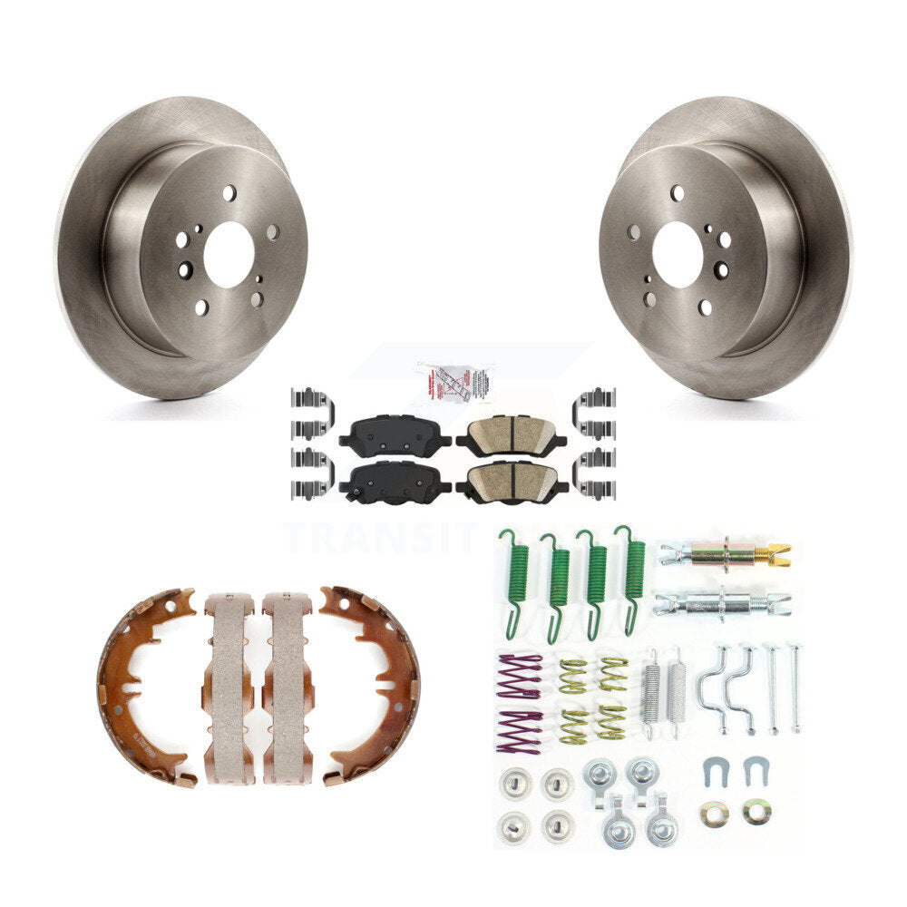 Transit Auto K8A-109202 Disc Brake Kit for 2009-2016 Toyota Venza - Rear product image