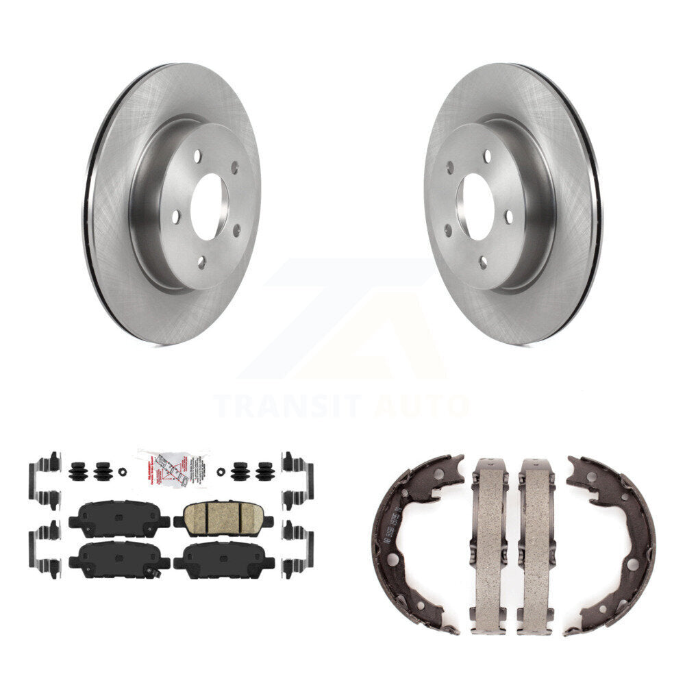 Transit Auto K8A-109225 Disc Brake Kit for 2017-2018 Nissan LEAF - Rear product image