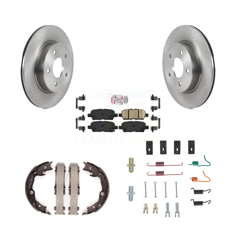 Transit Auto K8A-109237 Disc Brake Kit for 2017-2018 Nissan LEAF - Rear product image