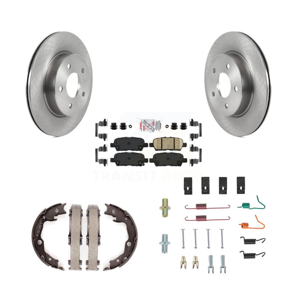 Transit Auto K8A-109238 Disc Brake Kit for 2017-2018 Nissan LEAF - Rear product image