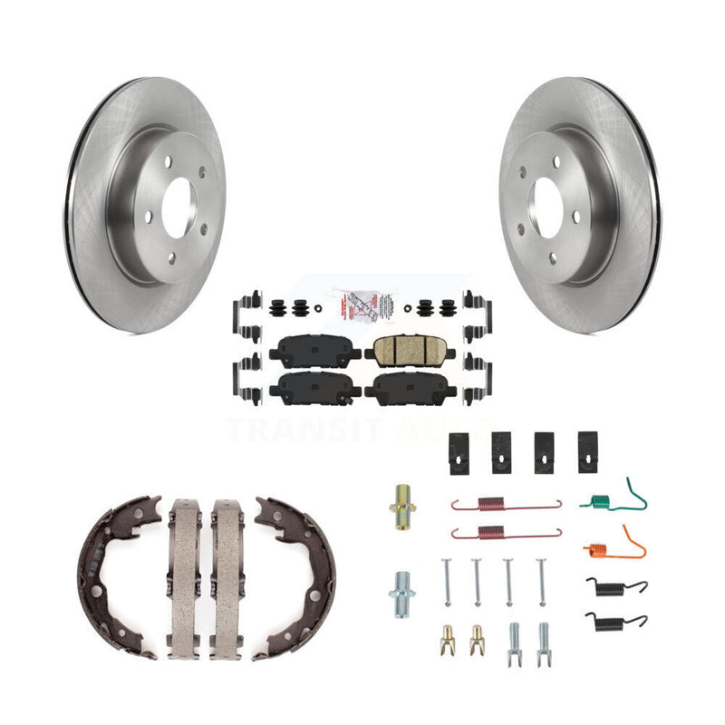 Transit Auto K8A-109238 Disc Brake Kit for 2017-2018 Nissan LEAF - Rear product image
