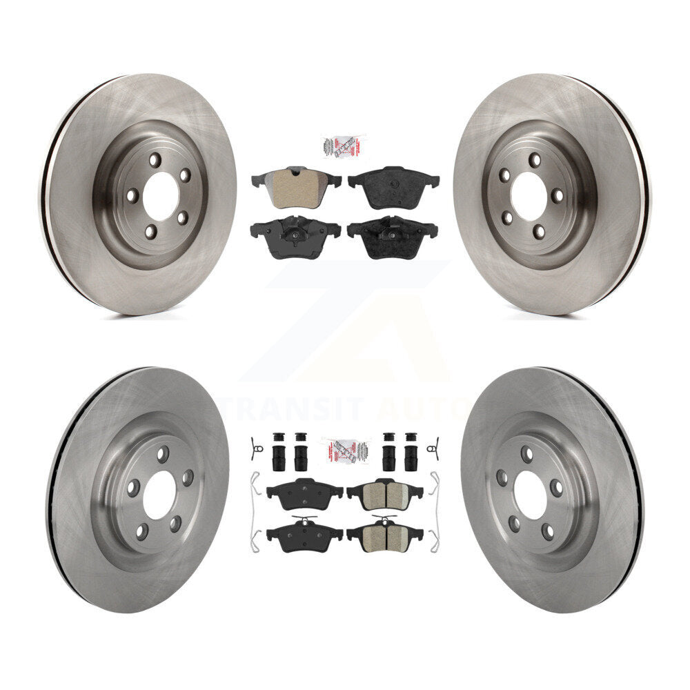 Transit Auto K8A-109264 Disc Brake Kit for 2016 Jaguar XJ - Front and Rear product image
