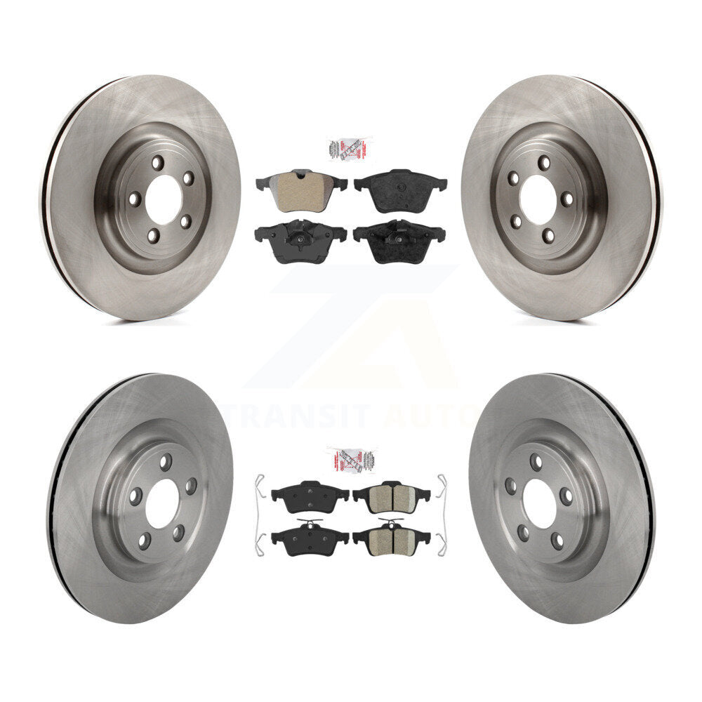 Transit Auto K8A-109265 Disc Brake Kit for 2016 Jaguar XJ - Front and Rear product image