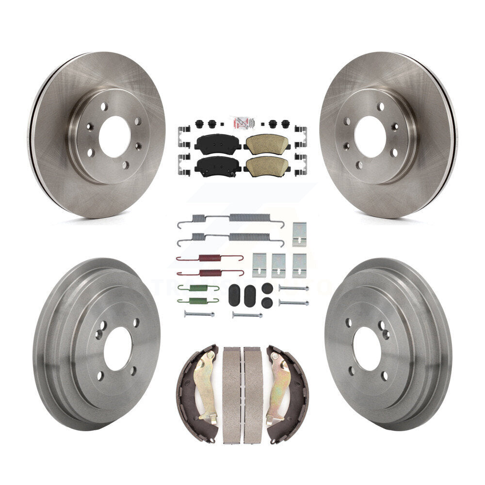 Transit Auto K8A-109296 Disc Brake Kit for 2018 Kia Rio - Front and Rear product image