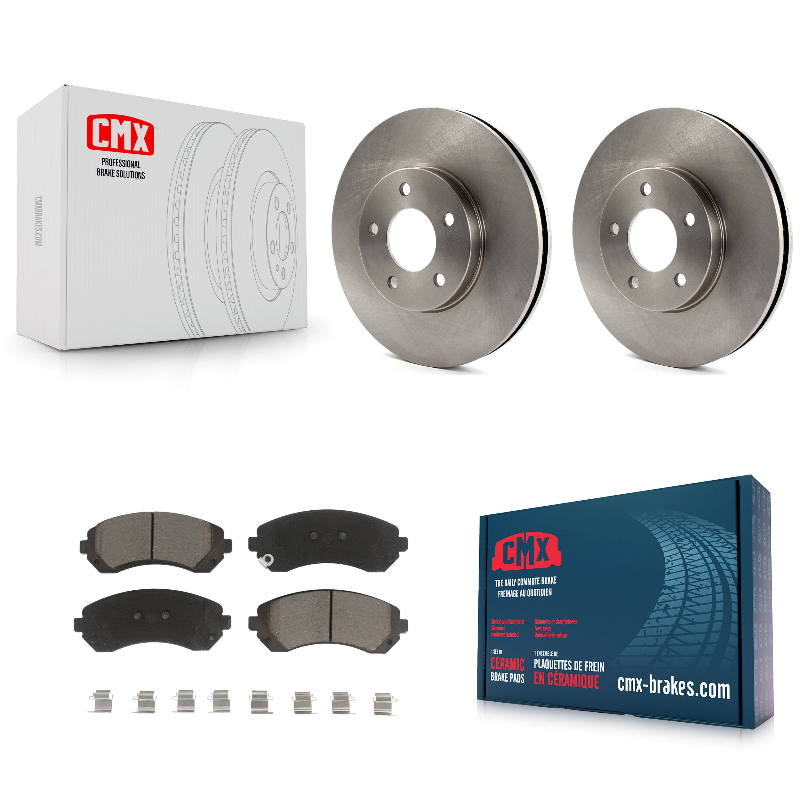 CMX K8C-100035 Disc Brake Kit for 2001-2006 Buick Rendezvous, Chevrolet Venture, Oldsmobile Silhouette & more - Front product image