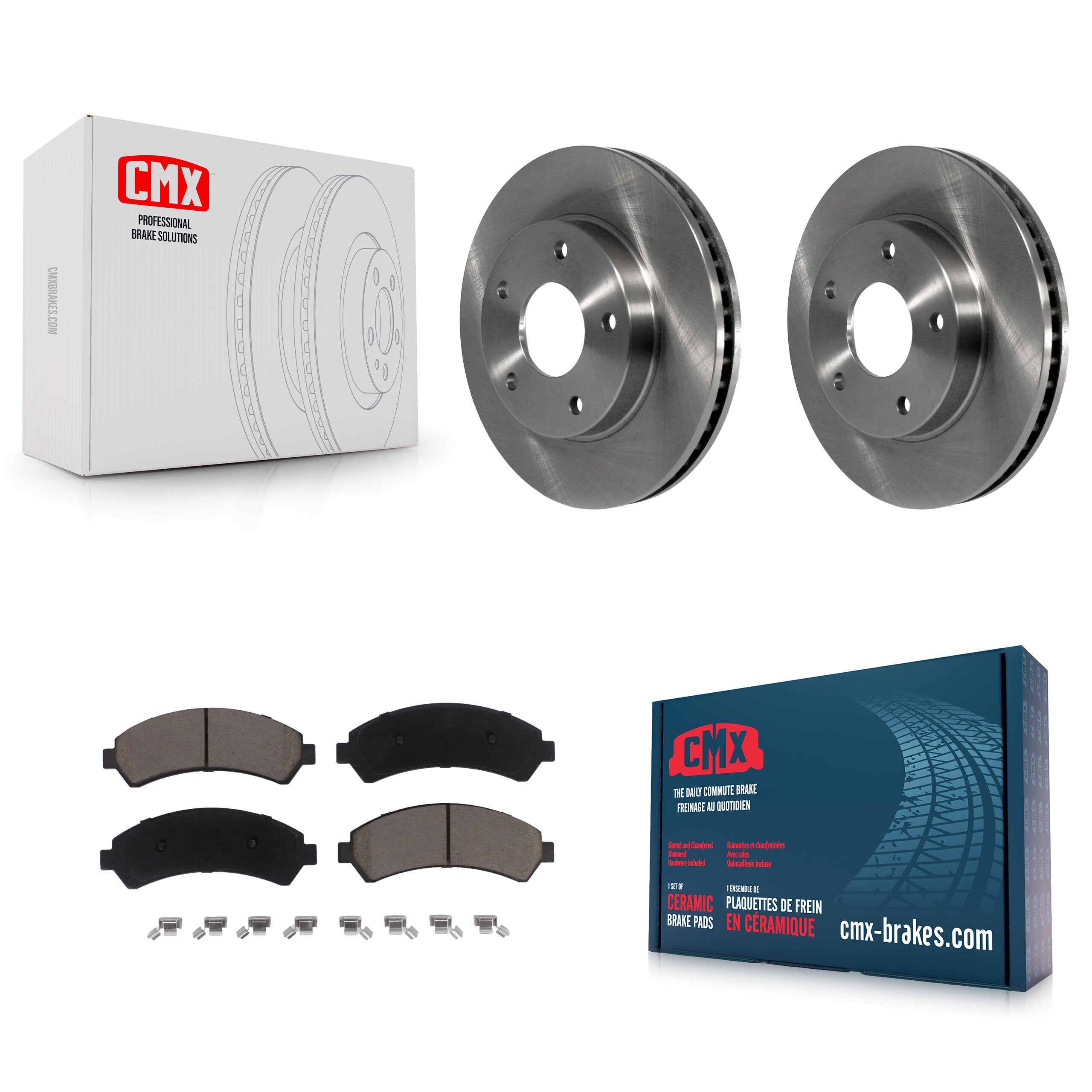 CMX K8C-100038 Disc Brake Kit for 1997-2005 Chevrolet S10, GMC Sonoma, Chevrolet Blazer & more - Front product image