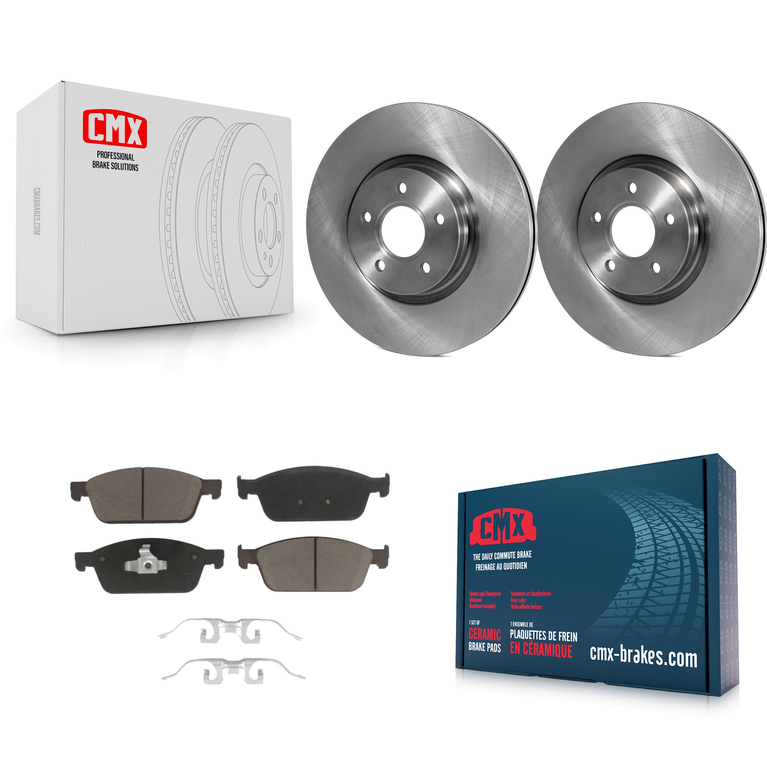 CMX K8C-100062 Disc Brake Kit for 2013-2018 Ford Focus - Front product image