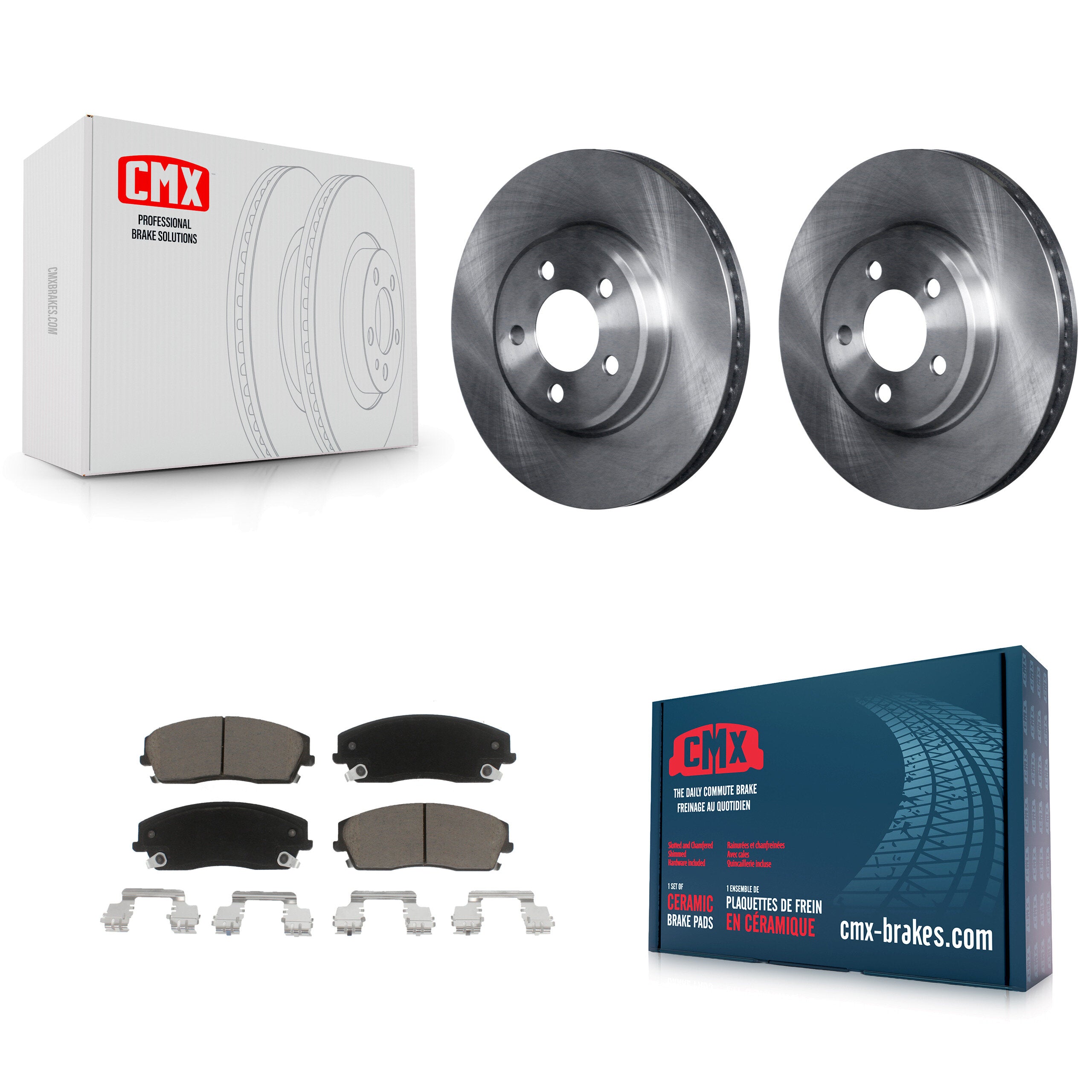 CMX K8C-100066 Disc Brake Kit for 2005-2023 Chrysler 300, Dodge Challenger, Dodge Charger - Front product image