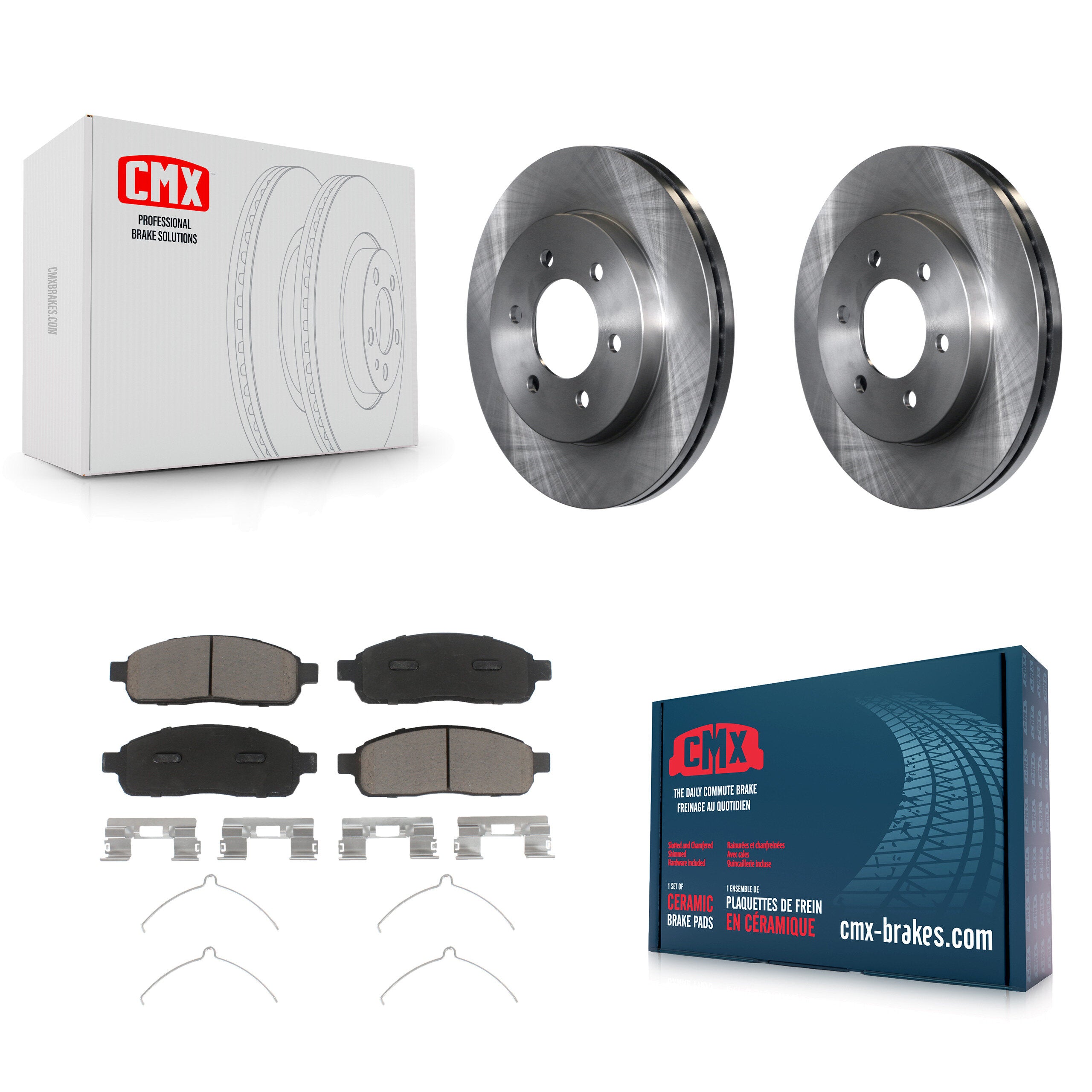 CMX K8C-100095 Disc Brake Kit for 2004-2008 Lincoln Mark LT, Ford F-150 - Front product image