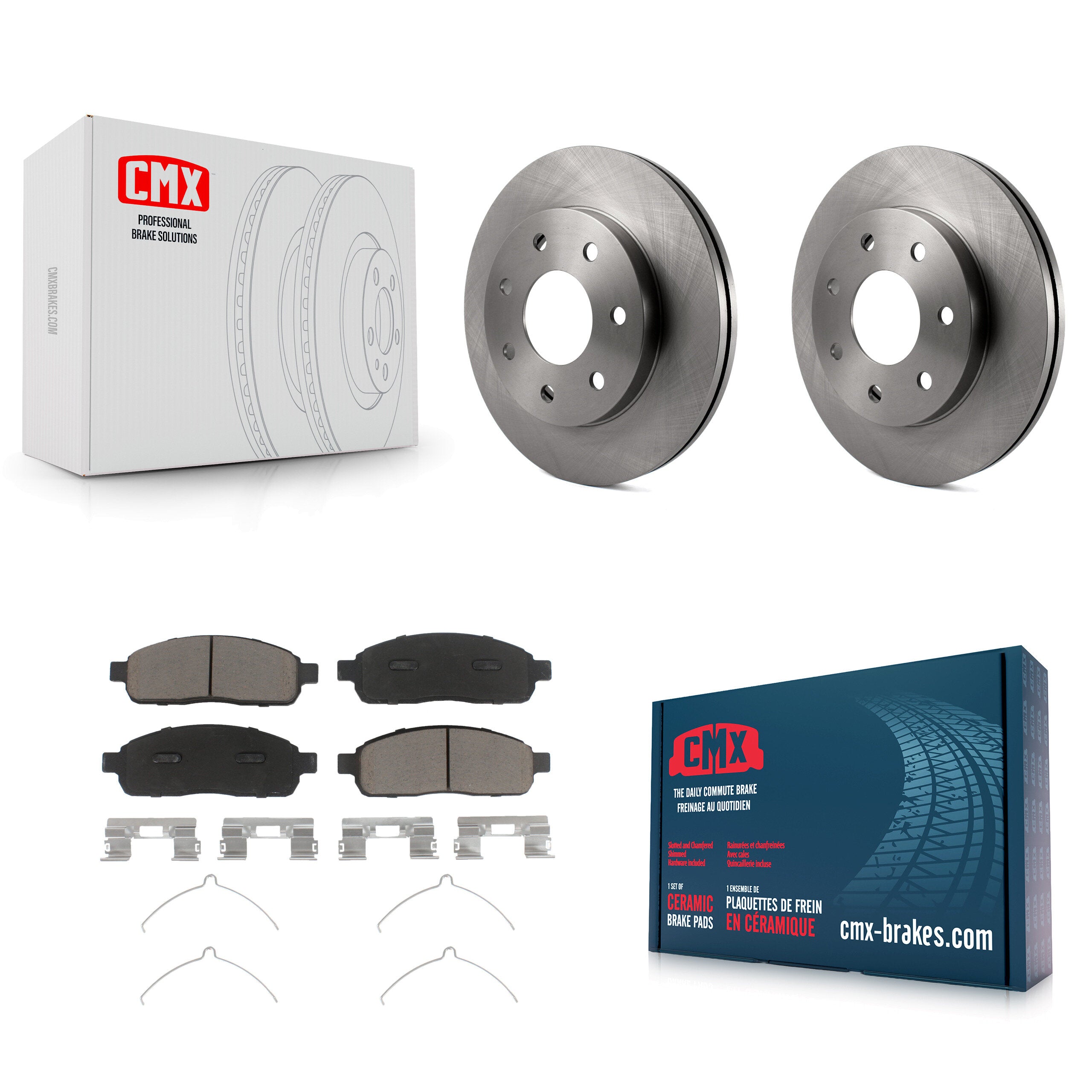 CMX K8C-100096 Disc Brake Kit for 2004-2008 Lincoln Mark LT, Ford F-150 - Front product image