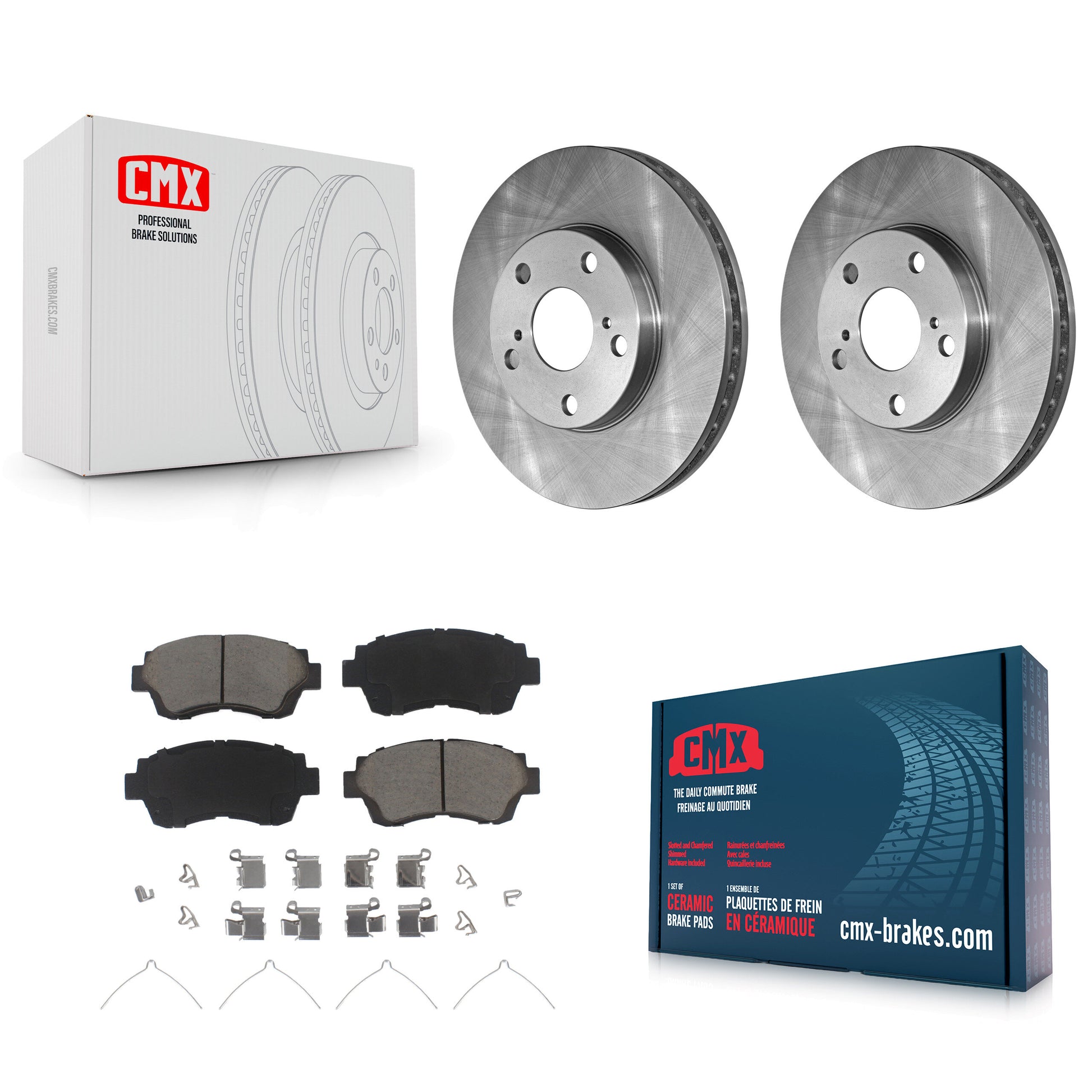 CMX K8C-100118 Disc Brake Kit for 1992-2003 Toyota Camry, Toyota Sienna, Toyota Avalon & more - Front product image
