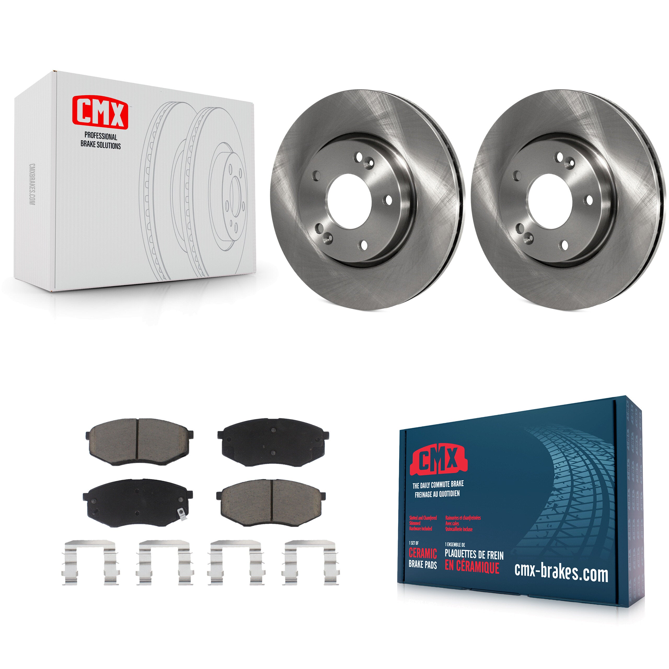 CMX K8C-100139 Disc Brake Kit for 2010-2012 Kia Sportage, Hyundai Tucson - Front product image
