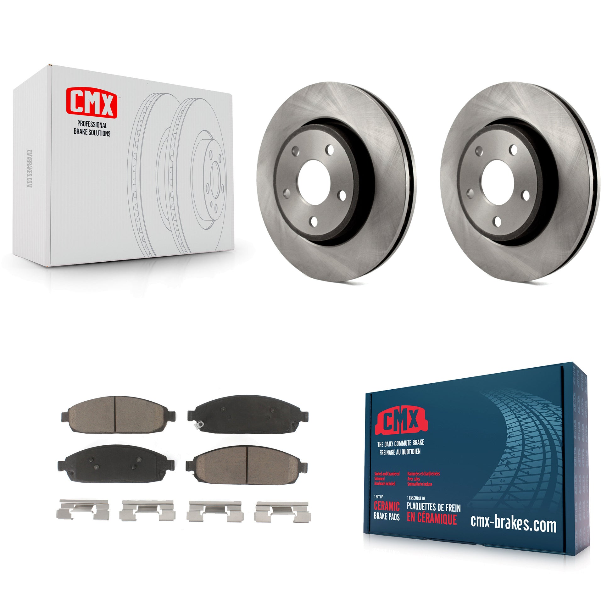 CMX K8C-100141 Disc Brake Kit for 2005-2010 Jeep Grand Cherokee, Jeep Commander - Front product image