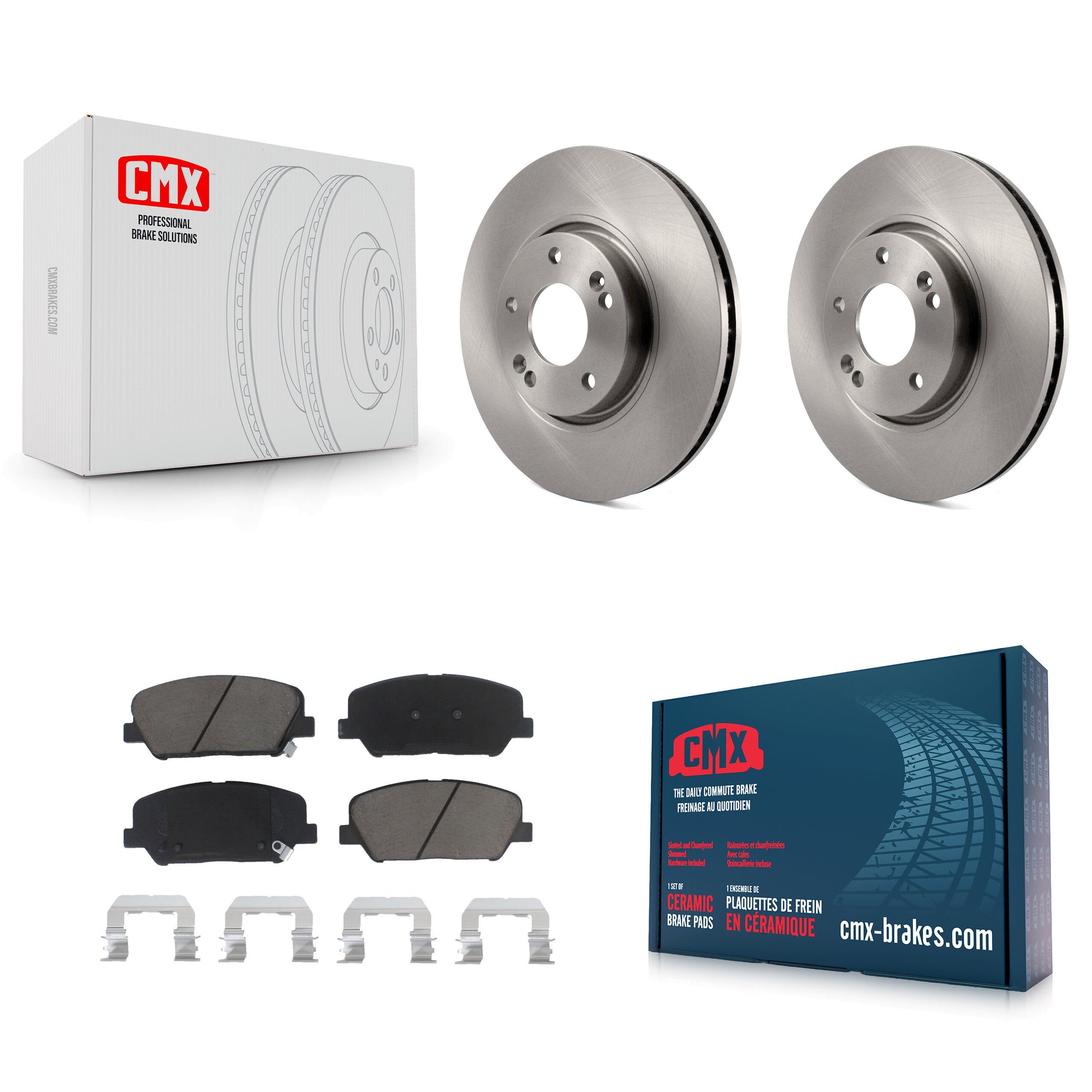 CMX K8C-100145 Disc Brake Kit for 2013-2015 Hyundai Veloster - Front product image