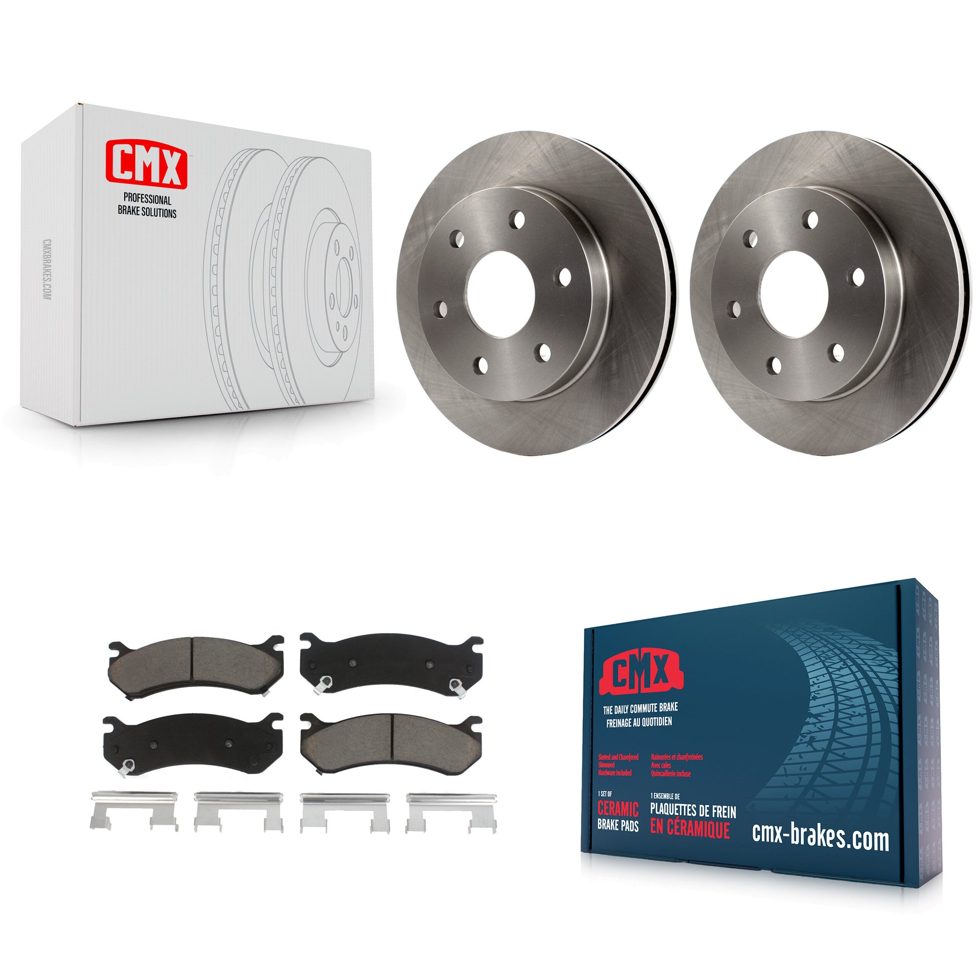 CMX K8C-100255 Disc Brake Kit for 1999-2008 Chevrolet Silverado 1500 Classic, GMC Sierra 1500 Classic, Chevrolet Silverado 1500 & more - Front product image