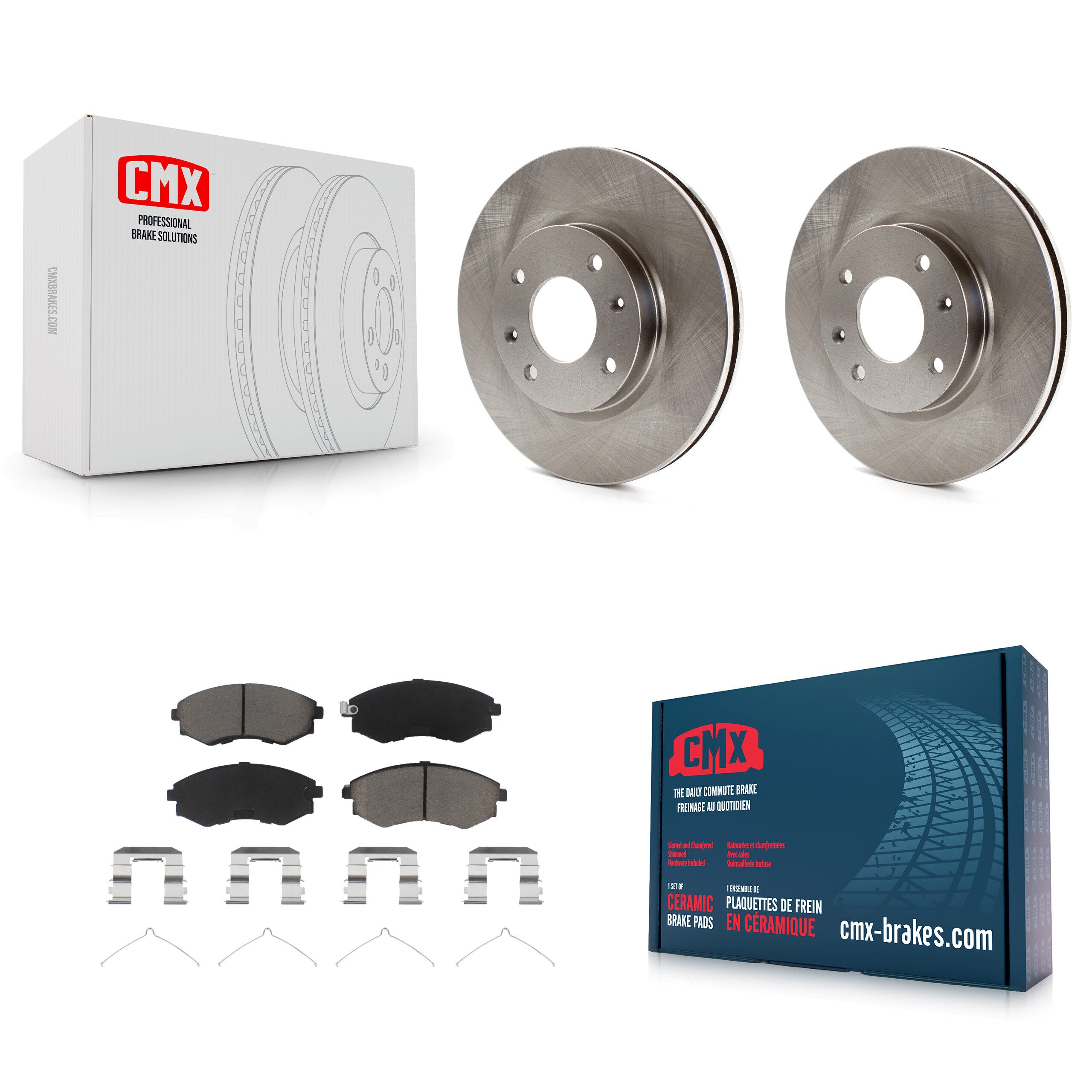 CMX K8C-100261 Disc Brake Kit for 2002-2004 Hyundai Sonata, Kia Magentis, Kia Optima - Front product image