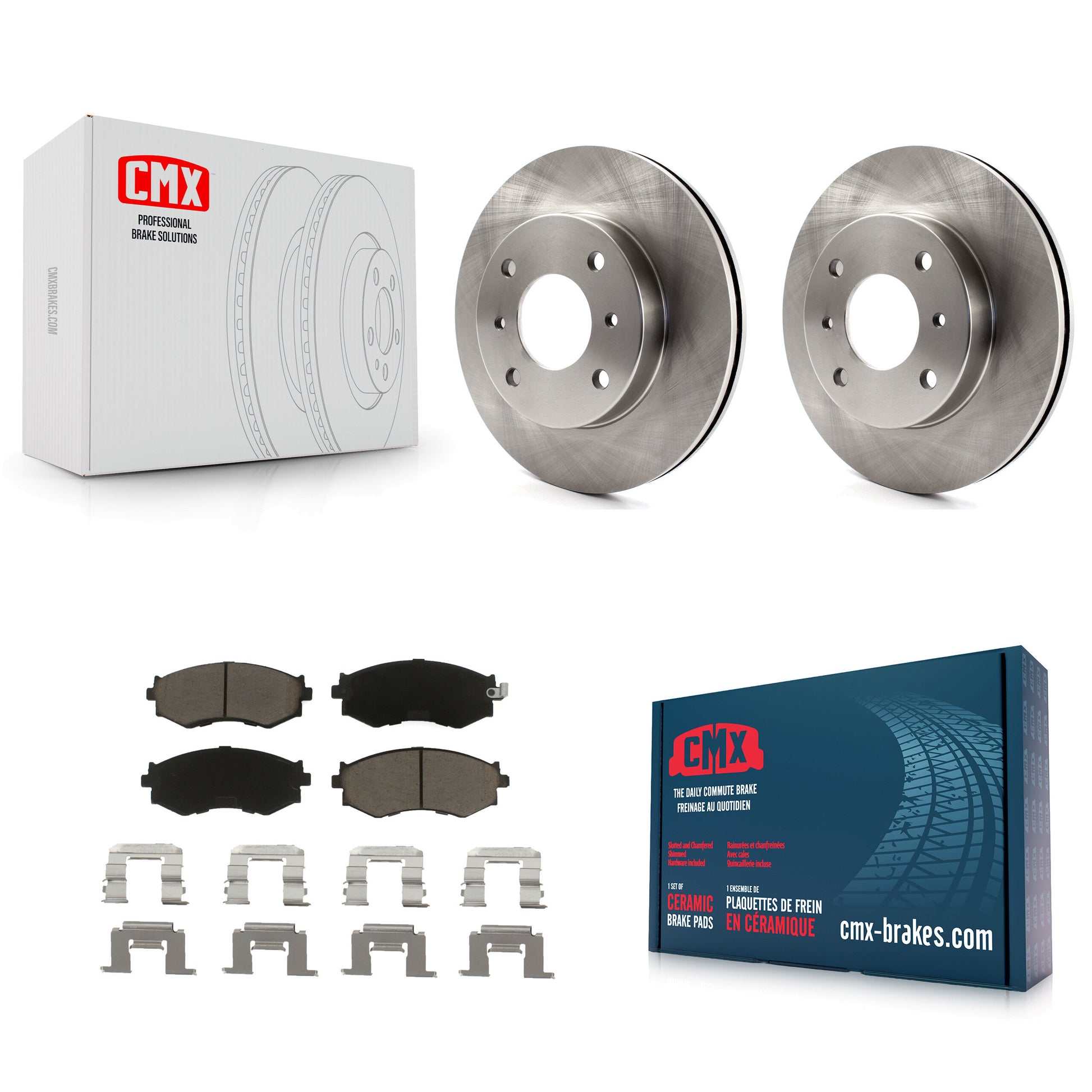 CMX K8C-100265 Disc Brake Kit for 1989-2006 Nissan Sentra, Nissan 240SX, INFINITI G20 & more - Front product image